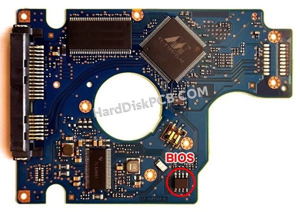 Schritte zum Ersetzen des BIOS-Chips auf 0J14307 Hitachi festplatte platine