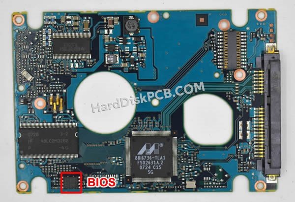 Schritte zum Ersetzen des BIOS-Chips auf CA26342-B81404BA Fujitsu festplatte platine