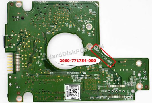 2060-771754-000 Western Digital Festplatte Platine – Bild 2