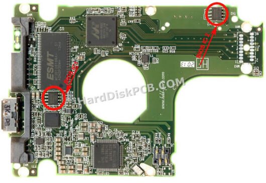 2060-771950-000 Western Digital Festplatte Platine