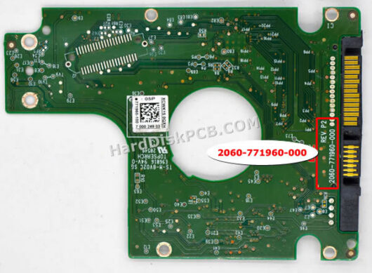 2060-771960-000 Western Digital Festplatte Platine – Bild 2