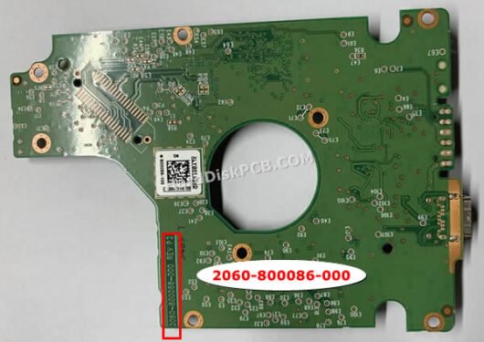 2060-800086-000 Western Digital Festplatte Platine – Bild 2