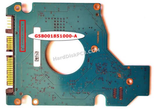 G5B001851000-A Toshiba Festplatte Platine – Bild 2